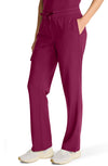 MDF Instruments HH-HH153-WIN-SP Healing Hands Quest Brandy Women's Straight Leg Cargo Scrub Pants - Wine, SP