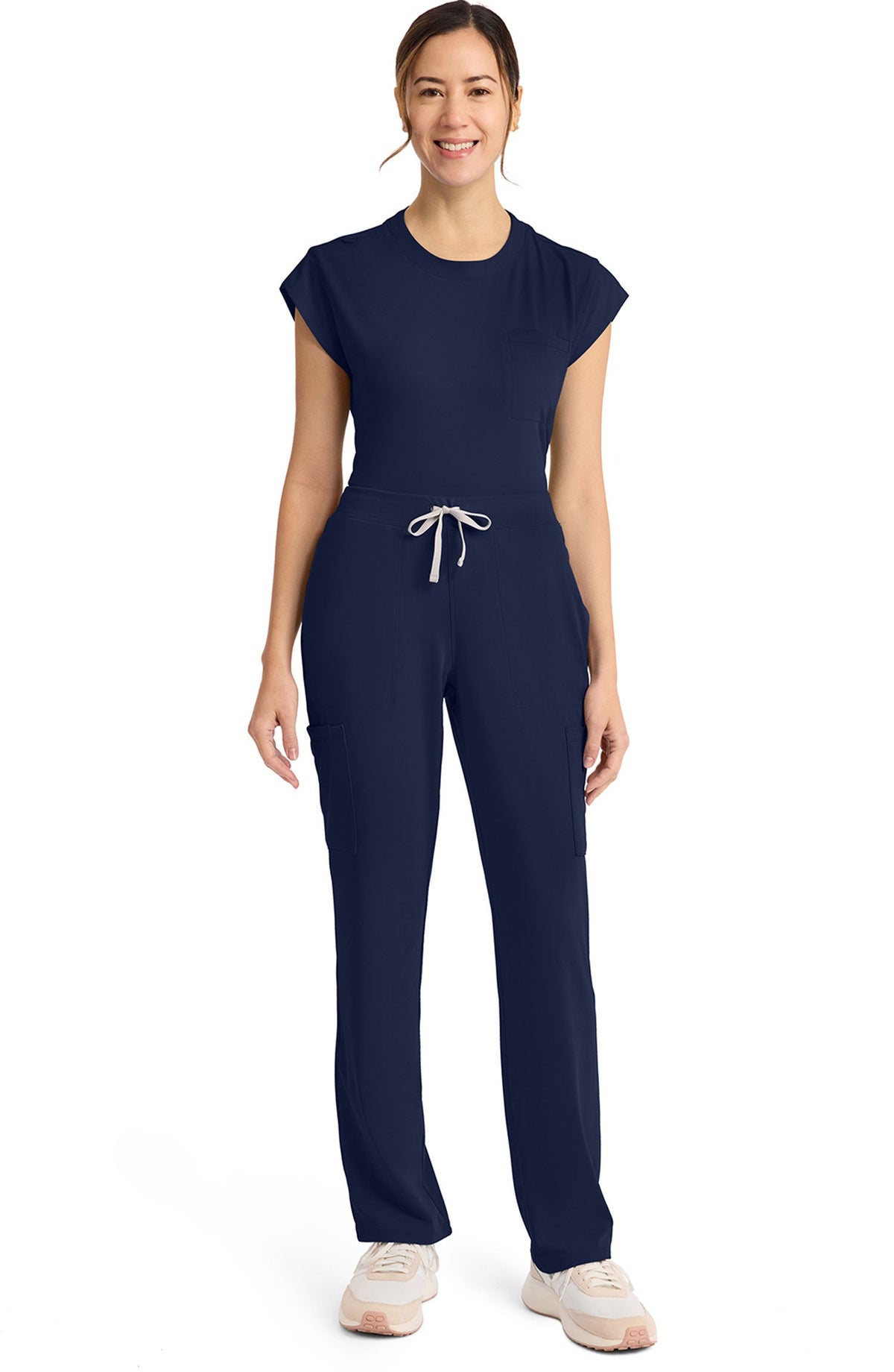 MDF Instruments CK-CK096-NAV-2XLT Cherokee Achieve Women's Straight Leg Scrub Pants - Navy, 2XLT