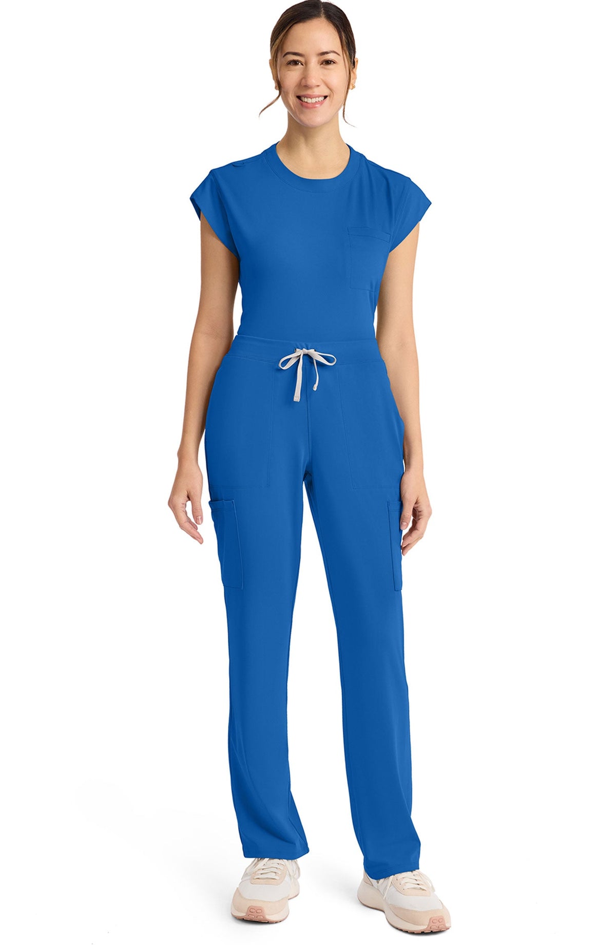 MDF Instruments CK-CK096-ROY-XLT Cherokee Achieve Women's Straight Leg Scrub Pants - Royal Blue, XLT
