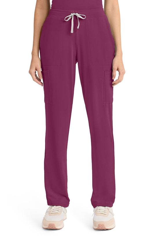 MDF Instruments CK-CK096-WIN-LP Cherokee Achieve Women's Straight Leg Scrub Pants - Wine, LP