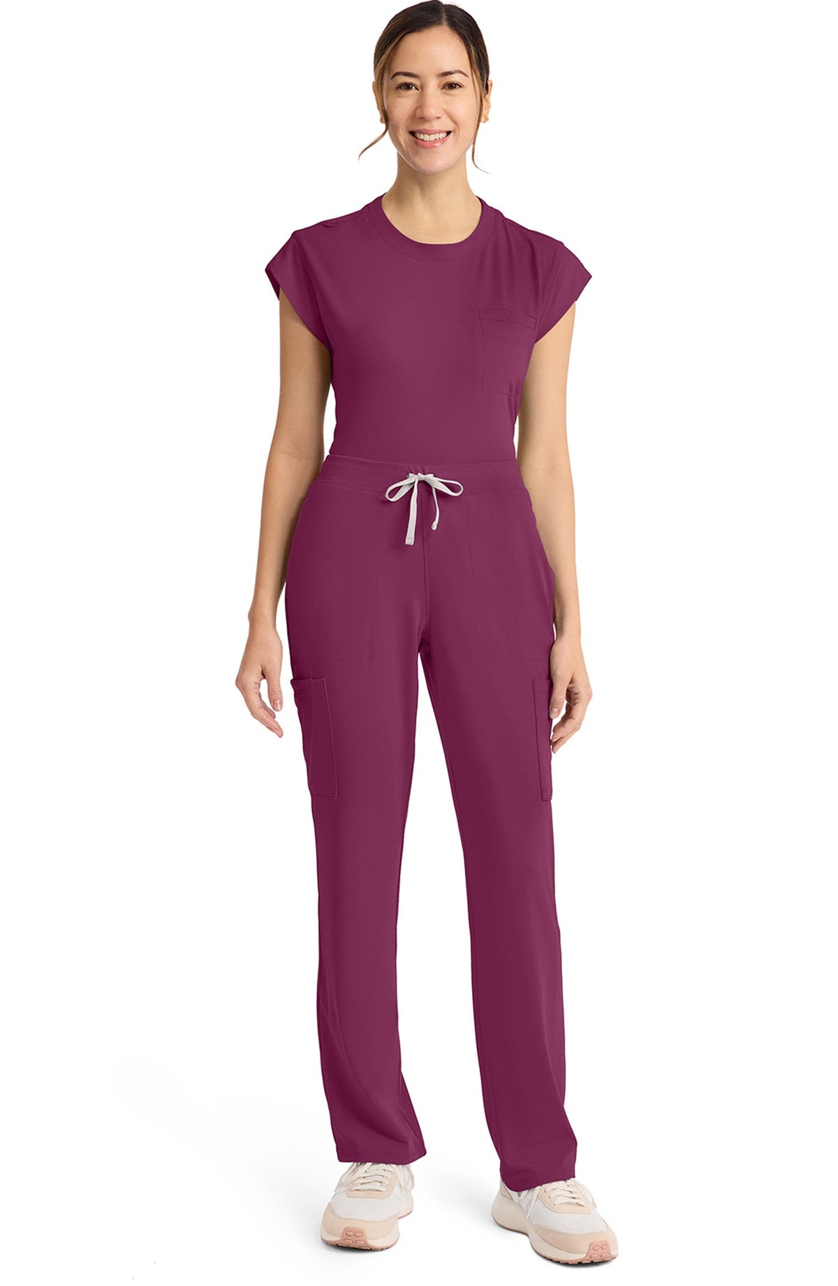 MDF Instruments CK-CK096-WIN-XST Cherokee Achieve Women's Straight Leg Scrub Pants - Wine, XST