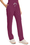 MDF Instruments CK-CK096-WIN-MP Cherokee Achieve Women's Straight Leg Scrub Pants - Wine, MP