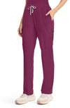 MDF Instruments CK-CK096-WIN-5XL Cherokee Achieve Women's Straight Leg Scrub Pants - Wine, 5XL