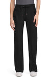 MDF Instruments CK-CK026-BLK-XS Cherokee Form Women's Wide Leg Scrub Pants - Black, XS