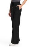 MDF Instruments CK-CK026-BLK-MP Cherokee Form Women's Wide Leg Scrub Pants - Black, MP