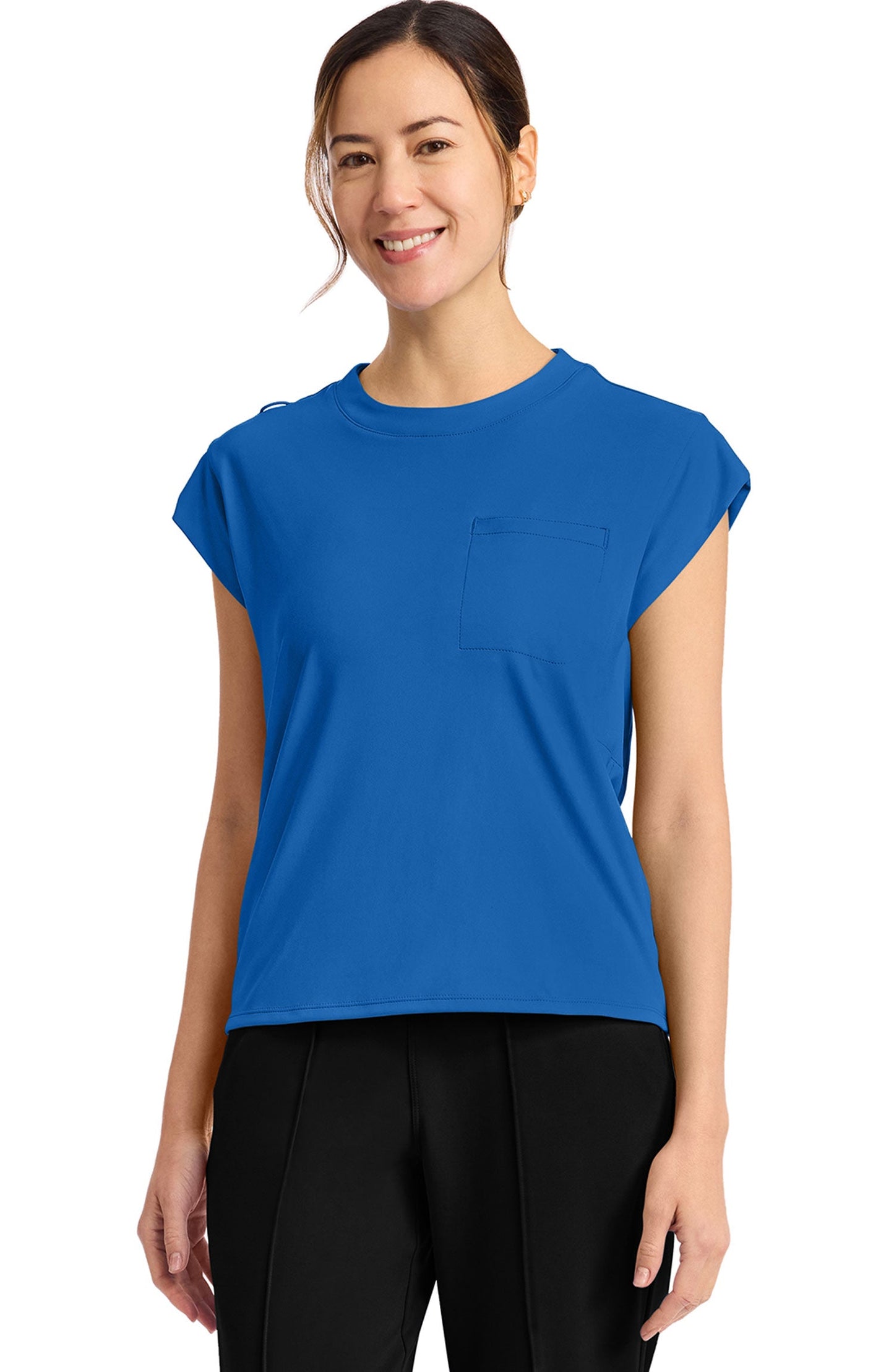 MDF Instruments CK-CK936-ROY-2XL Cherokee Achieve Women's Crew Neck Scrub Top - Royal Blue, 2XL