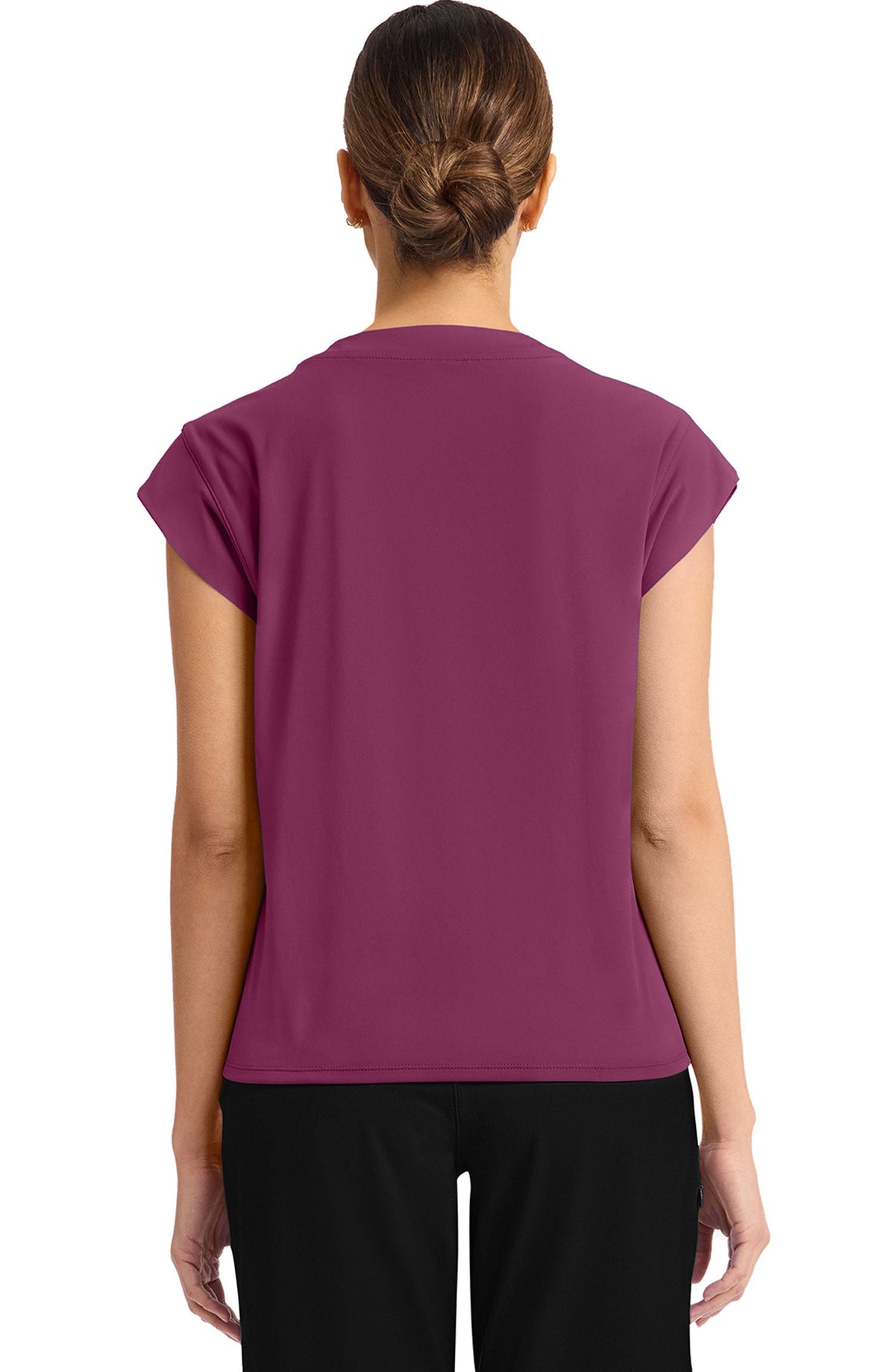 MDF Instruments CK-CK936-WIN-S Cherokee Achieve Women's Crew Neck Scrub Top - Wine, S
