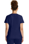 MDF Instruments HH-HH755-NAV-XL Healing Hands Quest Billie Women's Tuck-In V-Neck Scrub Top - Navy, XL