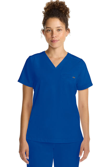 MDF Instruments HH-HH755-ROY-2XL Healing Hands Quest Billie Women's Tuck-In V-Neck Scrub Top - Royal Blue, 2XL
