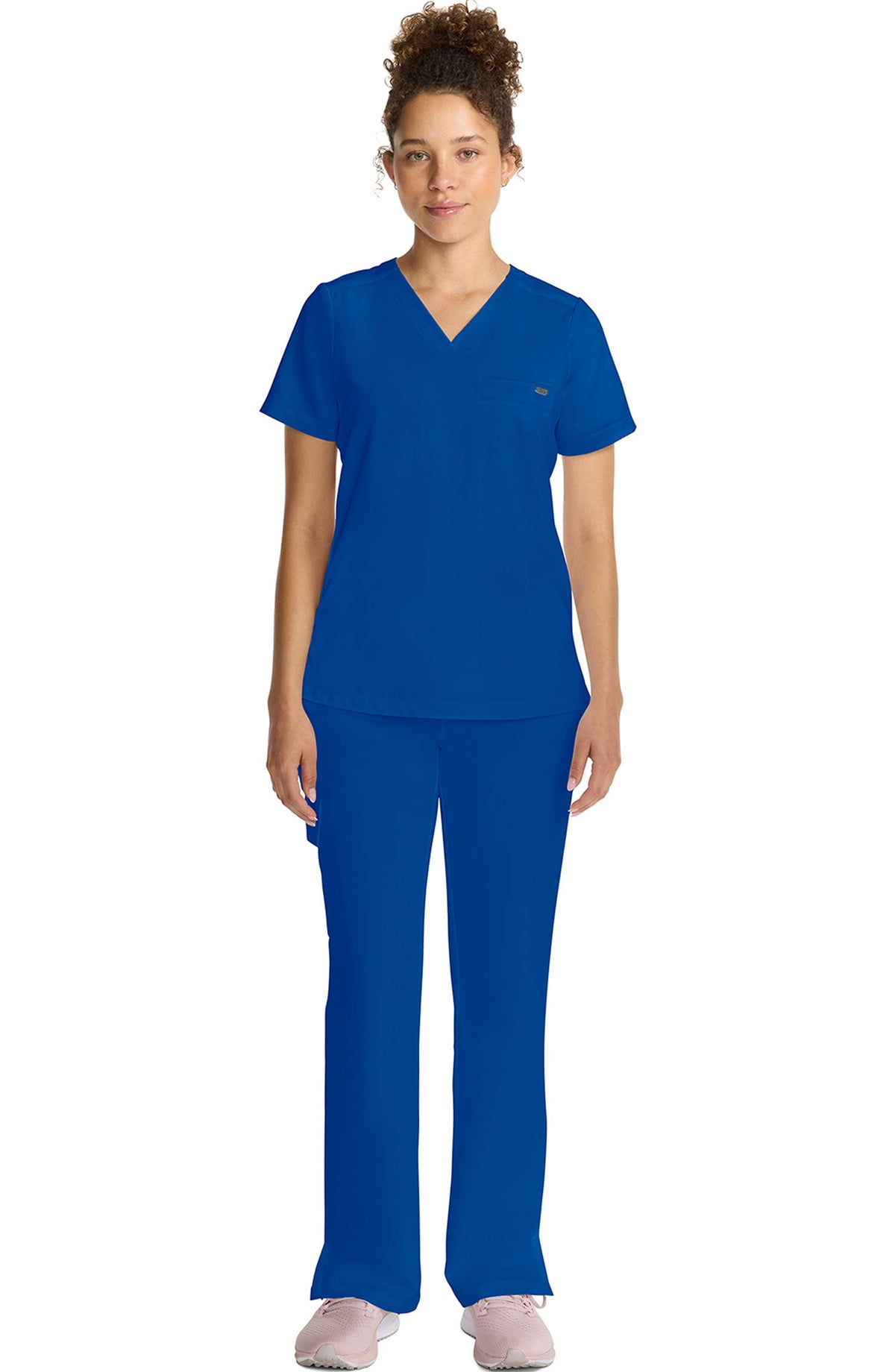 MDF Instruments HH-HH755-ROY-M Healing Hands Quest Billie Women's Tuck-In V-Neck Scrub Top - Royal Blue, M