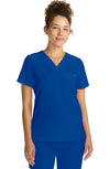 MDF Instruments HH-HH755-ROY-S Healing Hands Quest Billie Women's Tuck-In V-Neck Scrub Top - Royal Blue, S