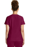 MDF Instruments HH-HH755-WIN-XL Healing Hands Quest Billie Women's Tuck-In V-Neck Scrub Top - Wine, XL
