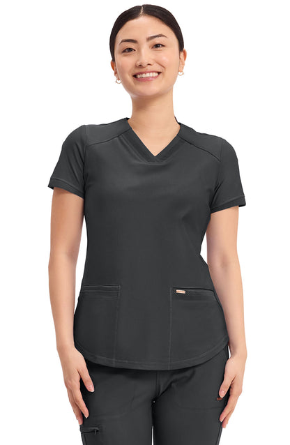 MDF Instruments CK-CK840-BLK-XS Cherokee Form Women's V-Neck Scrub Top - Black, XS
