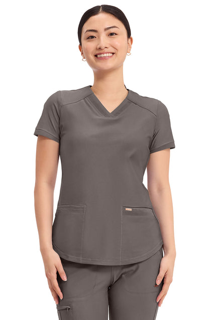 MDF Instruments CK-CK840-IRON-3XL Cherokee Form Women's V-Neck Scrub Top - Iron, 3XL