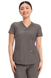 MDF Instruments CK-CK840-IRON-2XL Cherokee Form Women's V-Neck Scrub Top - Iron, 2XL