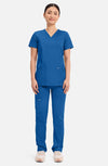 MDF Instruments CK-WW620-ROY-XS Cherokee Workwear Revolution Women's V-Neck Scrub Top - Royal Blue, XS