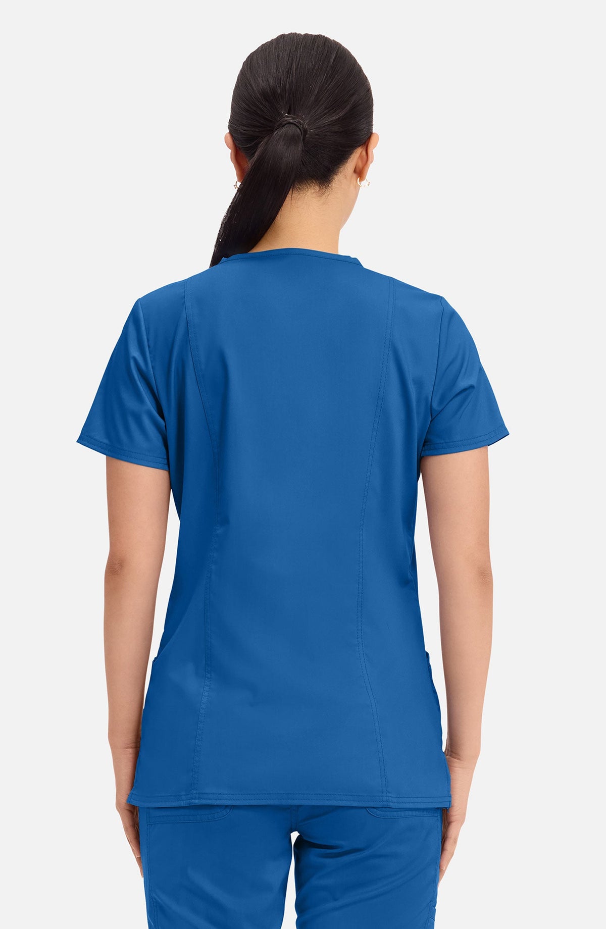 MDF Instruments CK-WW620-ROY-XL Cherokee Workwear Revolution Women's V-Neck Scrub Top - Royal Blue, XL