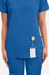 MDF Instruments CK-WW620-ROY-M Cherokee Workwear Revolution Women's V-Neck Scrub Top - Royal Blue, M