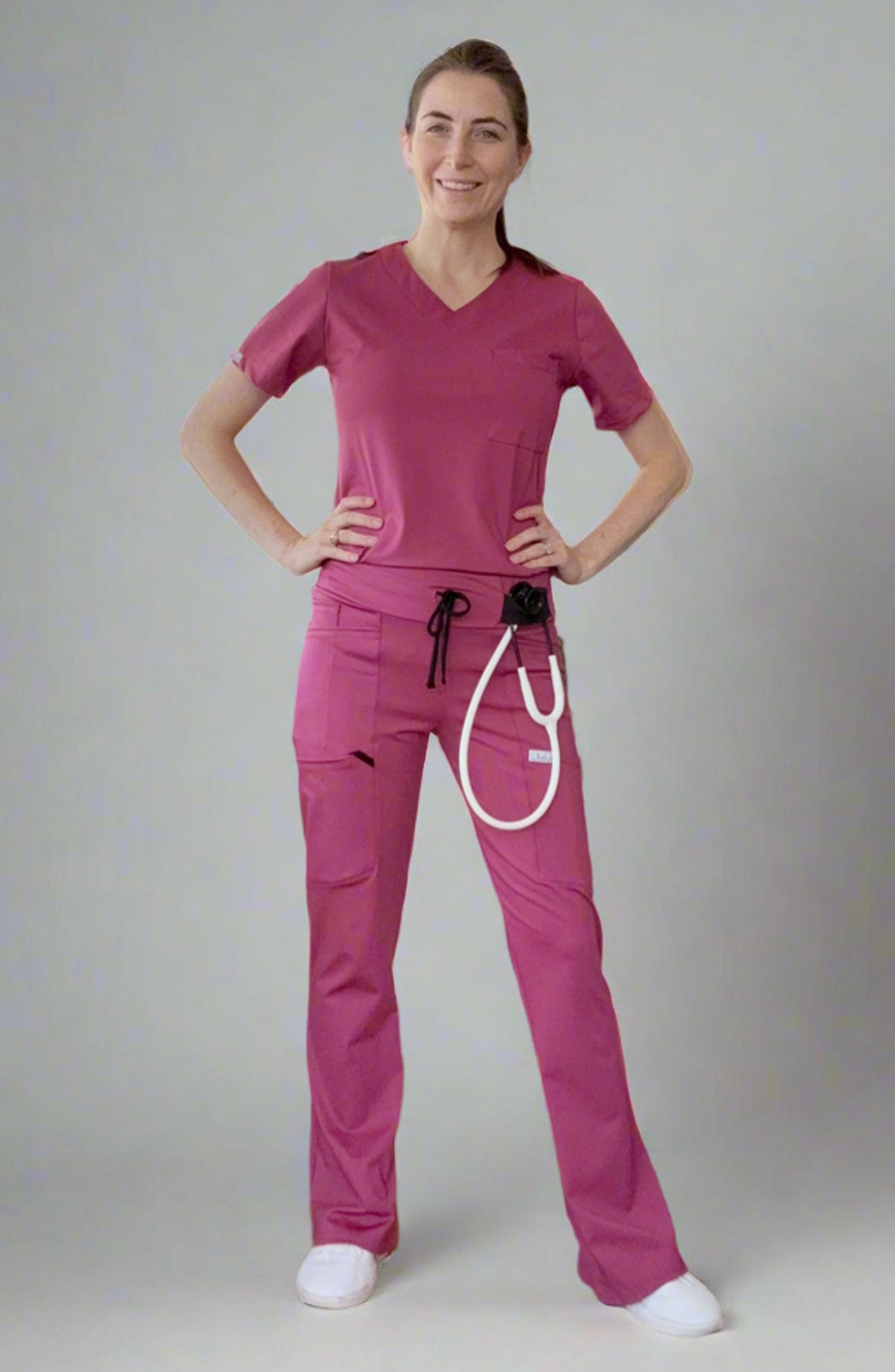 MDF Instruments OU-WO-BT-VR-0LP OliveUs Women's Bootcut Pants - Vintage Rose, LP