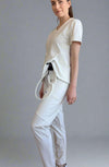 MDF Instruments OU-WO-JG-CW-0LP OliveUs Women's Jogger Pants - Crystal White, LP