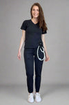 MDF Instruments OU-WO-PT-BL-0XS OliveUs Women's Pendulum Top - Black, XS