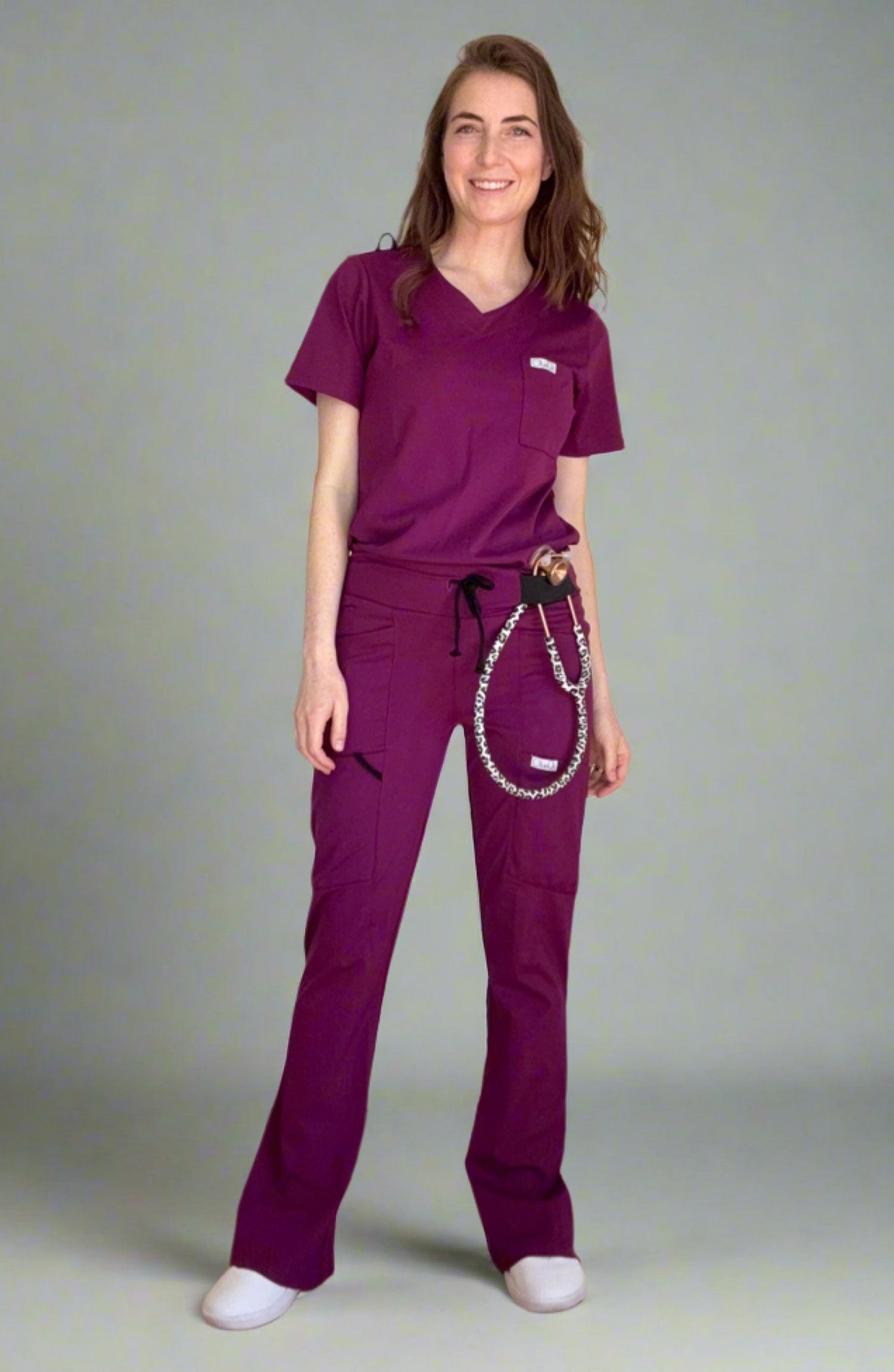 MDF Instruments OU-WO-TT-GR-0XS OliveUs Women's Tuck-In Top - Grape, XS
