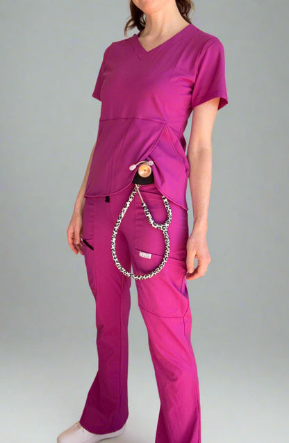MDF Instruments OU-WO-BT-MG-0MP OliveUs Women's Bootcut Pants - Magenta, MP