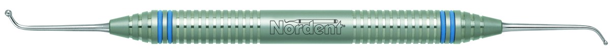 Nordent CEBR42 #4 Large Ball - #2 Small Ball Burnisher With Duralite® Colorrings™ Handle
