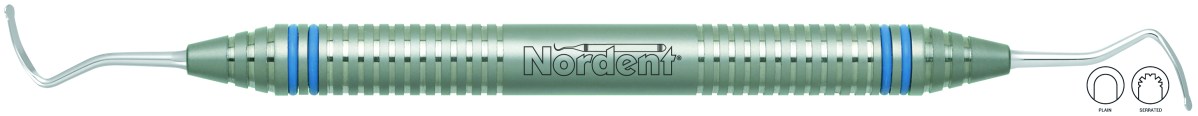 Nordent CEGPNP213 Gingival Cord Packer #213 (Plain) Duralite® Colorrings™ Handle