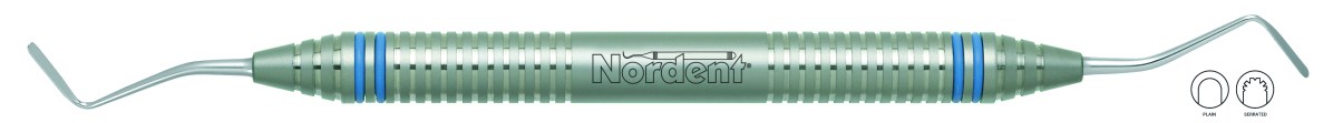 Nordent CEGPNS113 Gingival Cord Packer #N113 (Serrated) Duralite® Colorrings™ Handle