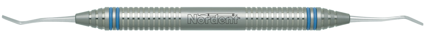 Nordent CEMT11-12 Bin Angle Chisel #11-12 with DuraLite® ColorRings™ Handle