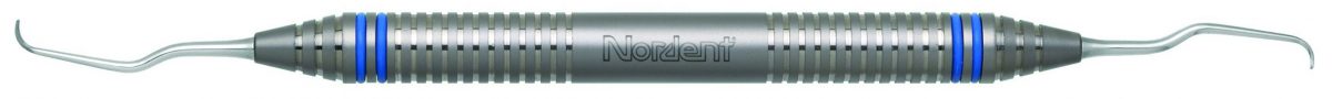 Nordent CENSGR1-2ML Gracey Curette #1-2 (Mini Blade – Long Reach) – Xdura® – Duralite® Colorrings