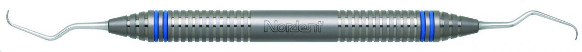 Nordent CENSGR3-4ML Gracey Curette #3-4 (Mini Blade – Long Reach) – Xdura® – Duralite® Colorrings