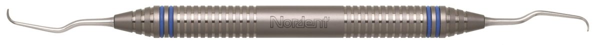 Nordent CESCGR1-2ML Gracey Curette #1-2 (Mini Blade – Long Reach) – Classic – Duralite® Colorrings