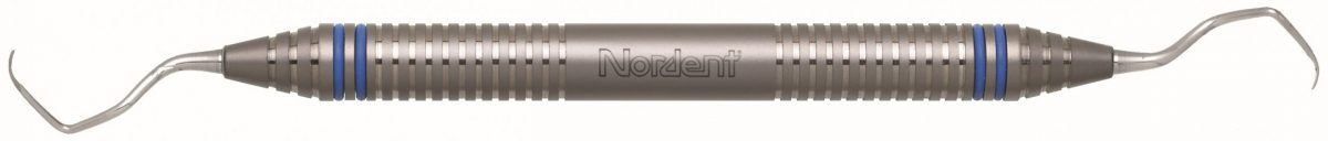 Nordent CESCGR17-18ML Gracey Curette #17-18 (Mini Blade – Long Reach) – Classic – Duralite® Colorrings