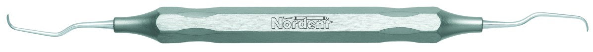 Nordent ESCGR1-2L Gracey Curette #1-2 (Long Reach) – Classic – Duralite® Hex Handle