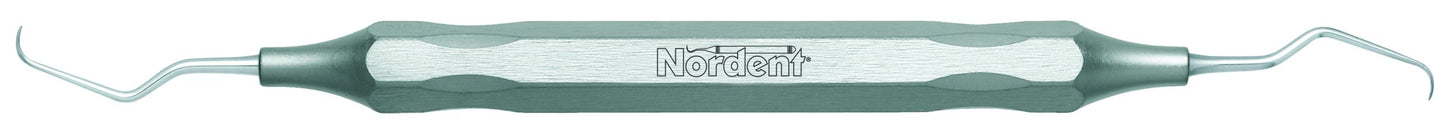 Nordent ESCGR3-4ML Gracey #3-4 (Mini Blade – Long Reach) – Classic – DuraLite® Hex
