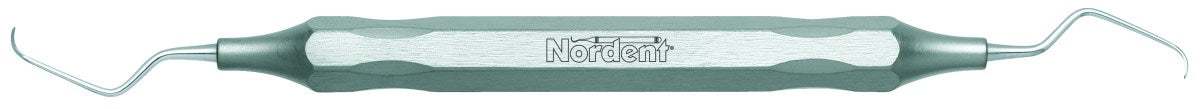 Nordent ESCGR7-8ML Gracey Curette #7-8 (Mini Blade – Long Reach) – Classic – Duralite® Hex Handle