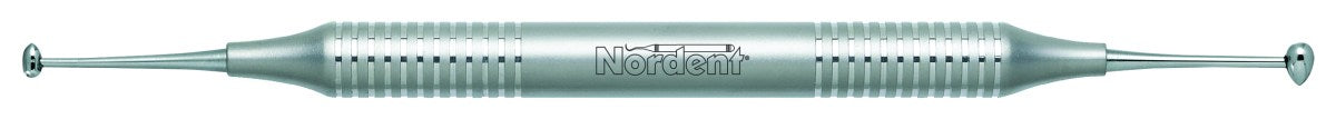 Nordent REBR28-29 #28 Small Egg - #29 Football Burnisher With Duralite® Round Handle