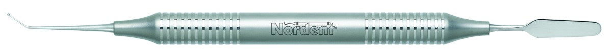 Nordent RECHP4 Calcium Hydroxide Placement Placement Instrument #4 With Spatula And Duralite® Round Handle