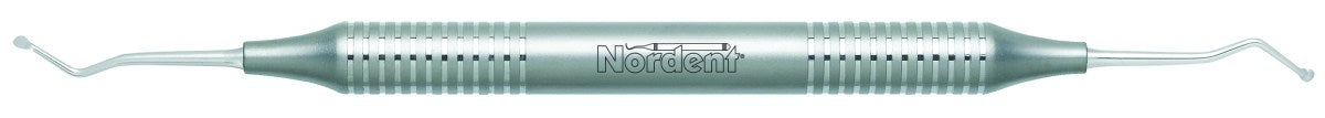 Nordent REEC127-128 English Pattern Spoon #127-128 Double End Excavator With Duralite Round Handle.