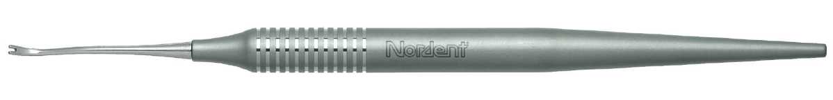 Nordent REOTN120 Orthodontic, Se, Ligature Director #N120 (Curved) With Duralite Round Handle